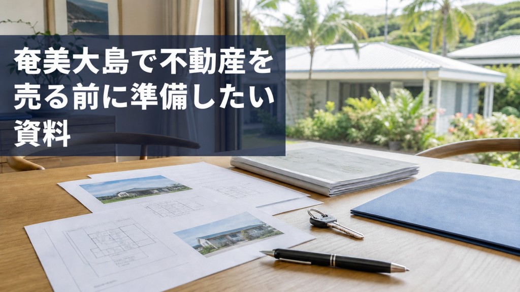 奄美大島で不動産を売る前に準備したい資料